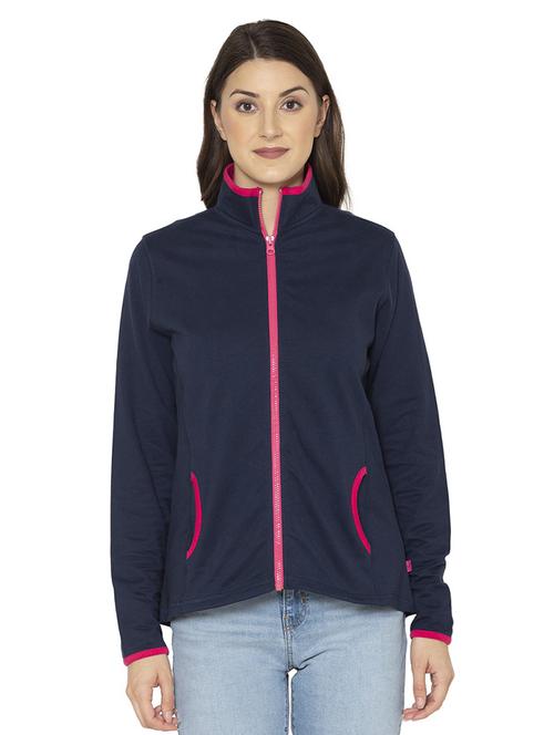dark blue solid regular jacket - 19682251 - Standard Image - 0