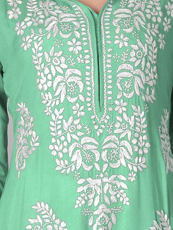 women's straight kurta - 19684604 -  Standard Image - 3