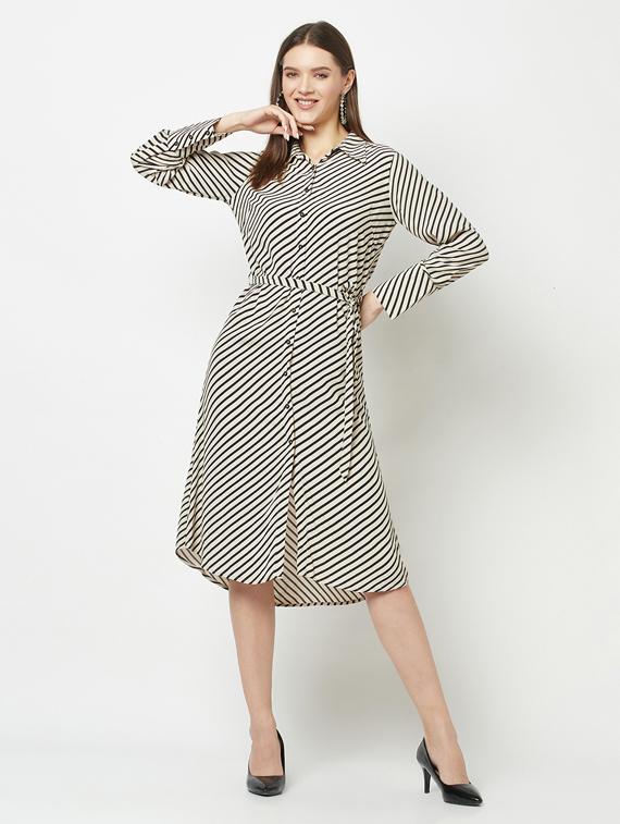 women's shirt striped dress - 19684877 - Zoom Image - 0