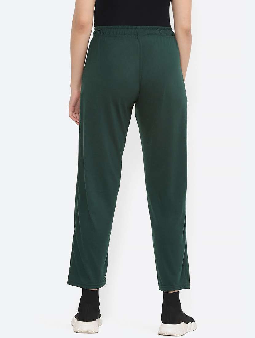 green solid jogger - 19686700 -  Standard Image - 3