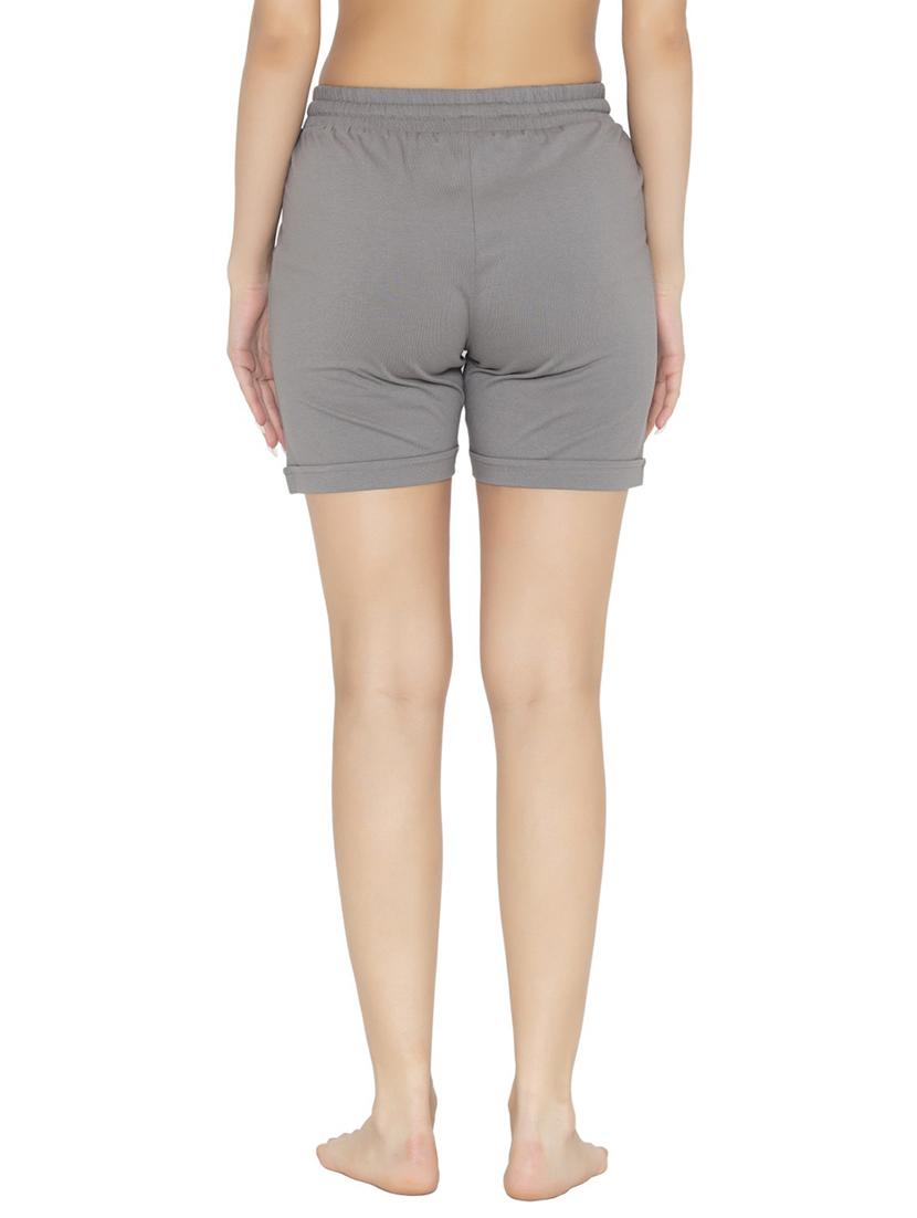 grey solid regular short - 19688610 - Standard Image - 3