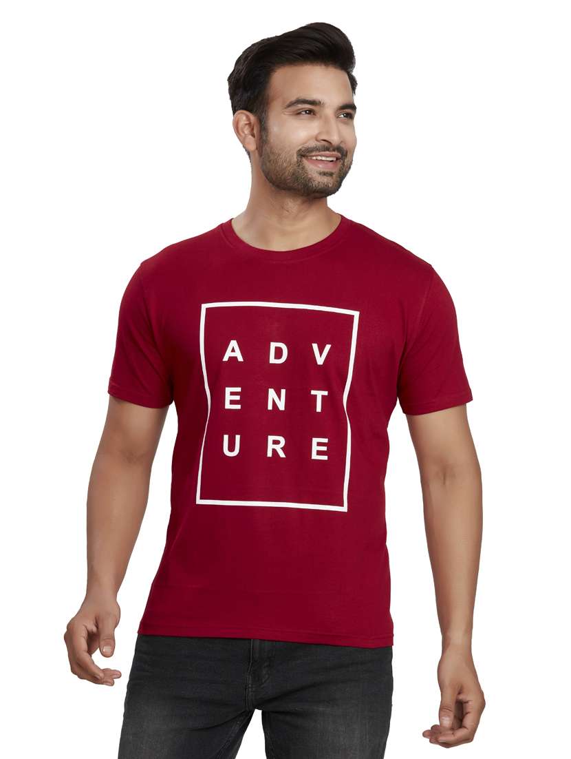 round neck printed regular t-shirt