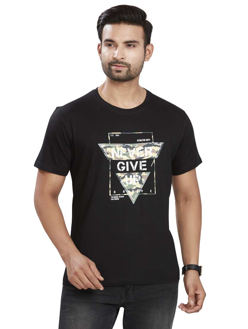 round neck printed regular t-shirt