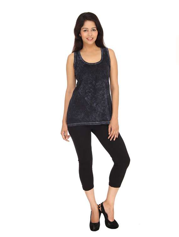 women's a line scoop neck top - 19689121 - Standard Image - 3