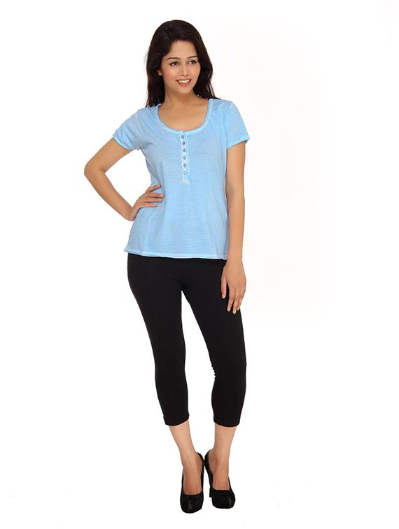 women's plain round neck t-shirt