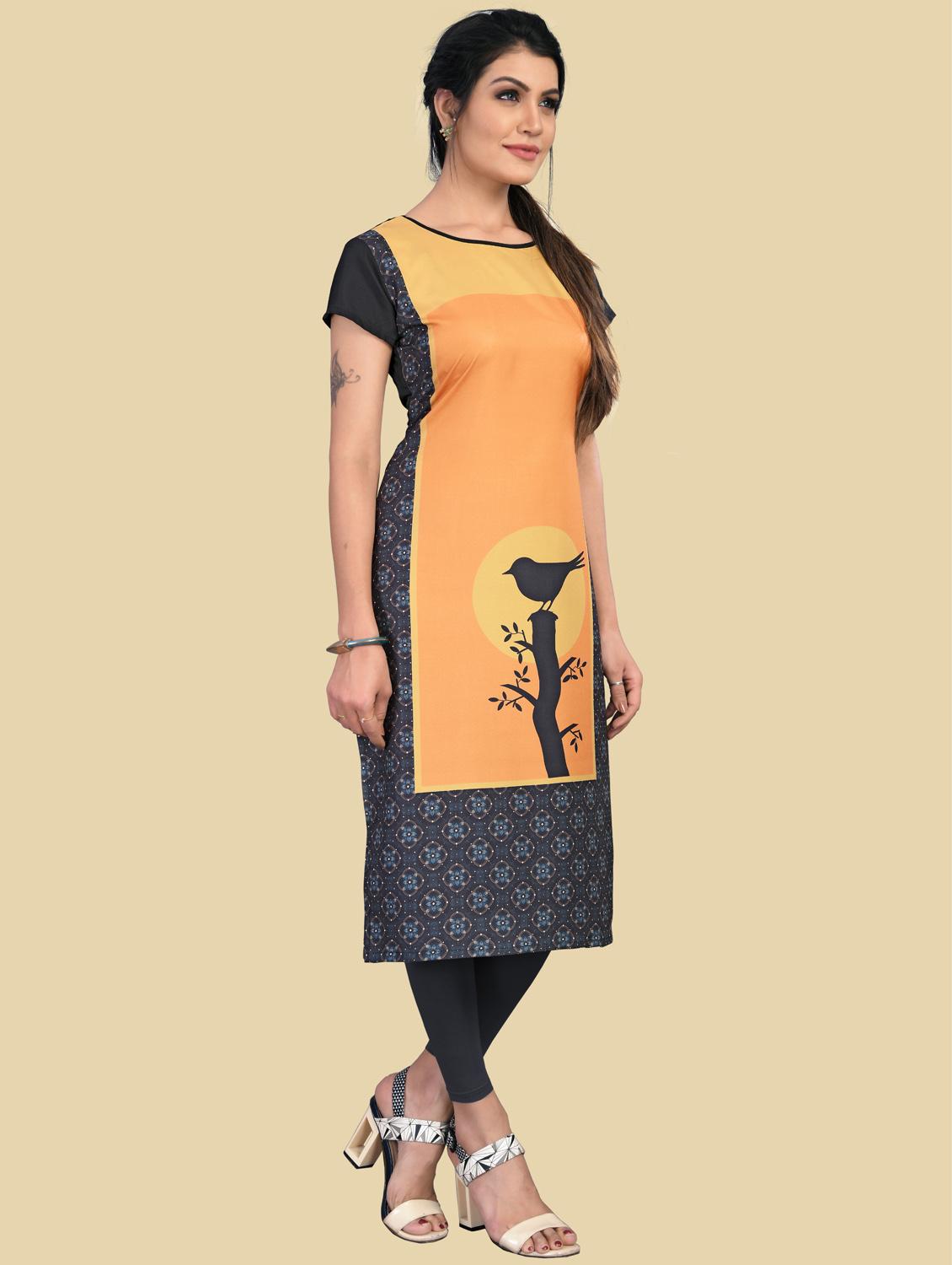 women's straight kurta - 19689233 - Standard Image - 3