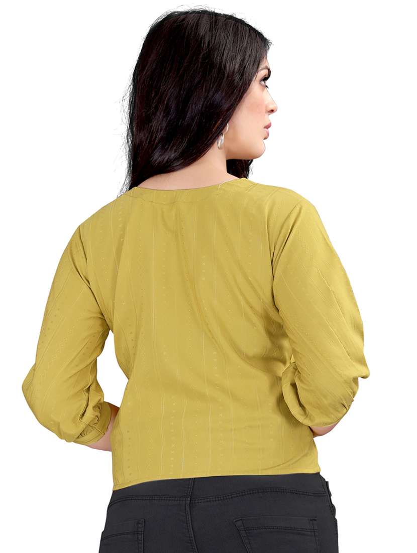 women's straight round neck top - 19690334 -  Standard Image - 3