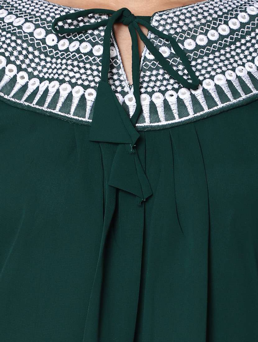 embroidered regular top - 19690393 -  Standard Image - 5