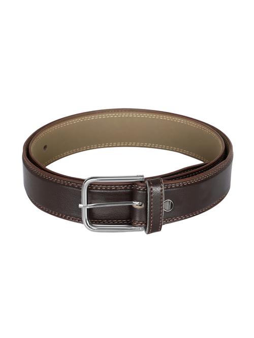 brown leatherette belt - 19690965 - Standard Image - 0