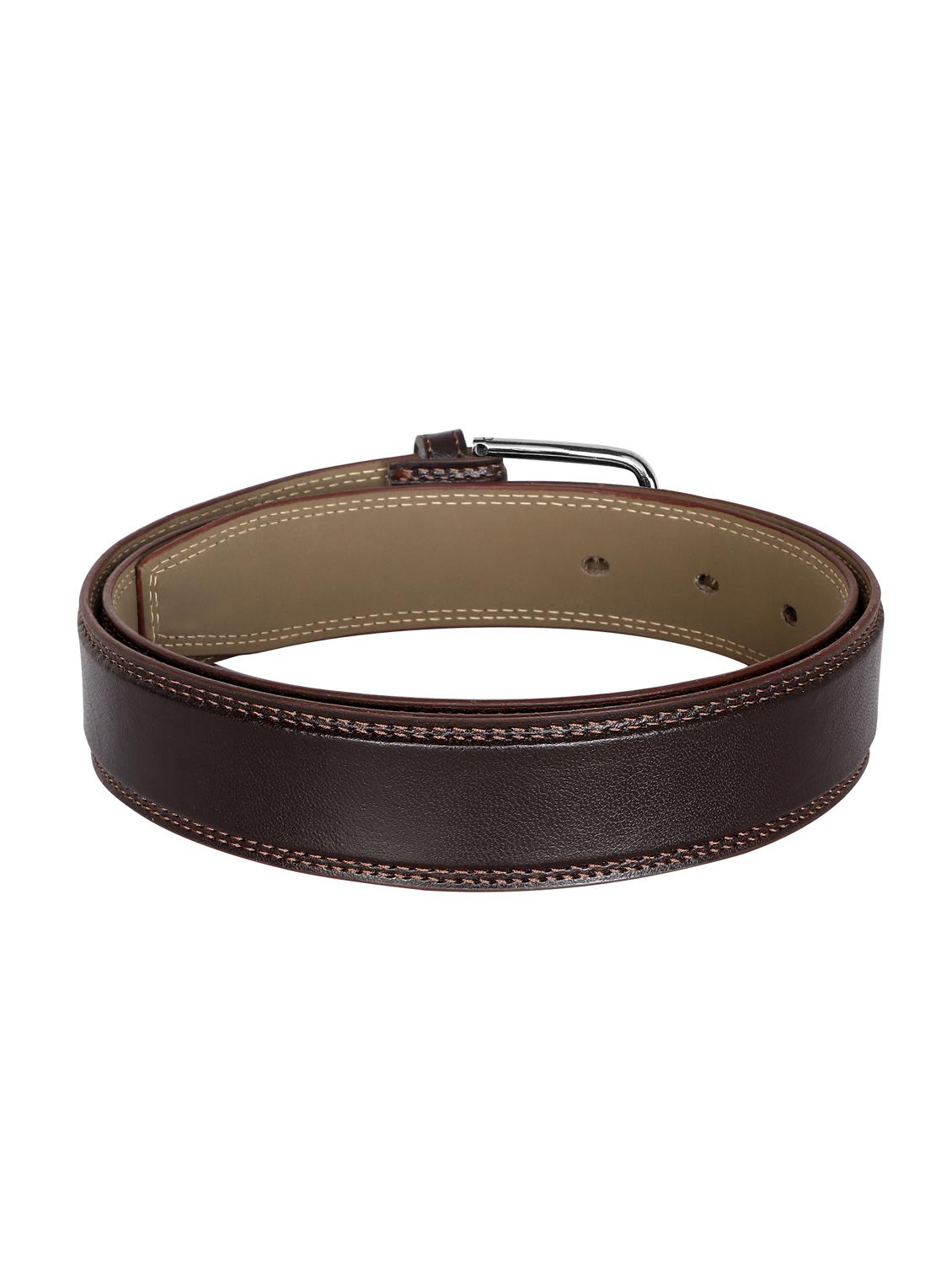 brown leatherette belt - 19690965 - Standard Image - 3