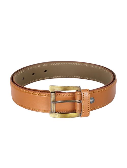 orange leatherette belt - 19690968 - Standard Image - 0