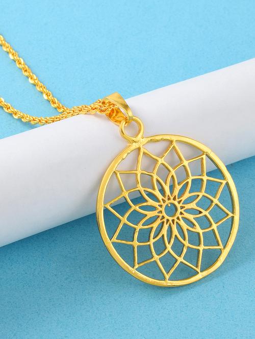 men's gold plated pendant - 19691017 - Standard Image - 0