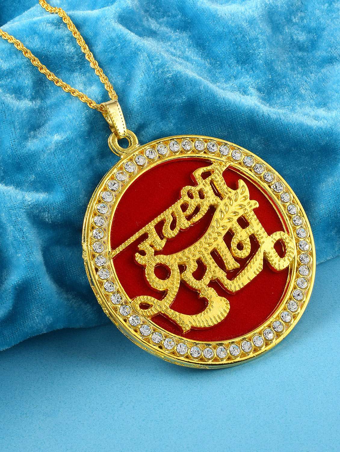 mens's gold plated pendant