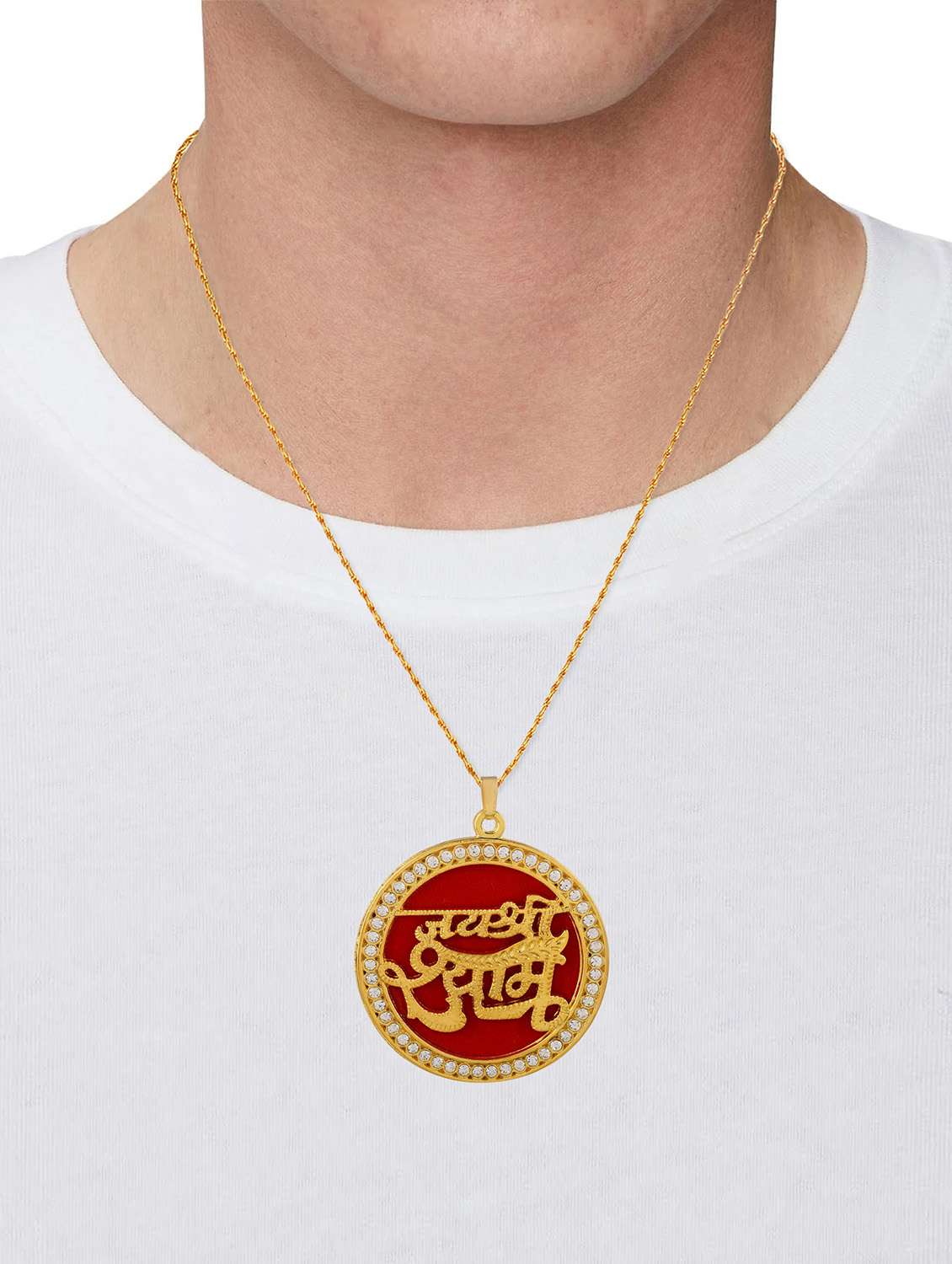 mens's gold plated pendant - 19691027 -  Standard Image - 3