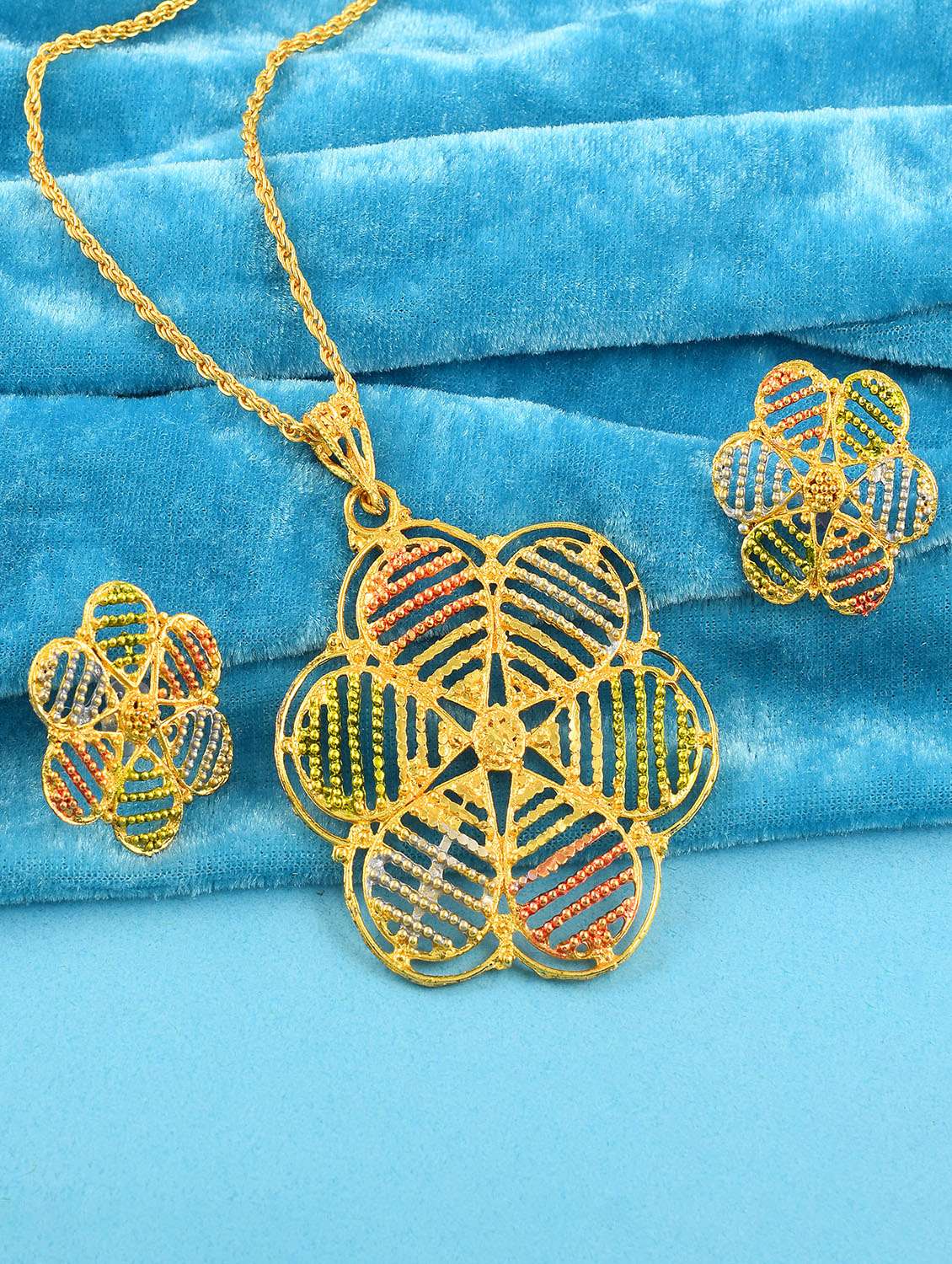 women's gold plated pendant