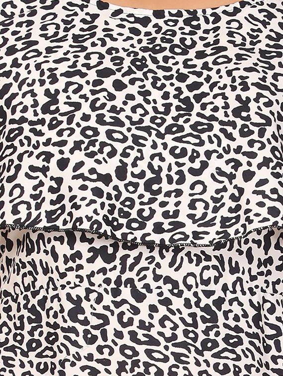 printed a-line dress - 19691254 - Standard Image - 5