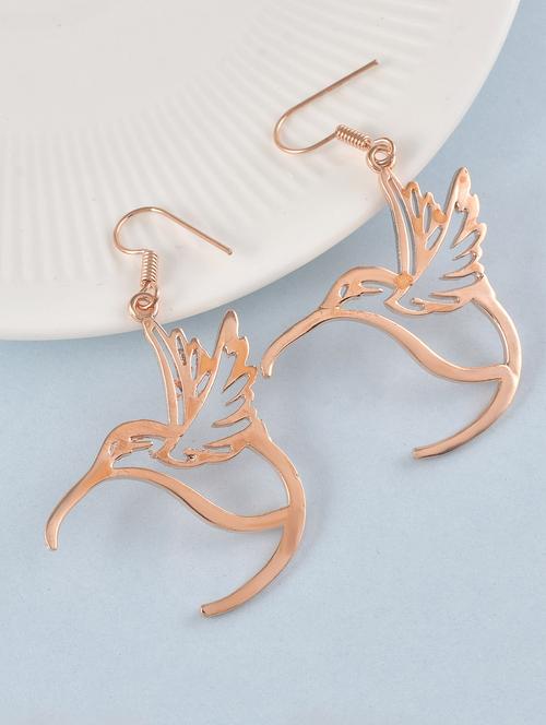  women copper plated earring - 19691424 -  Standard Image - 0