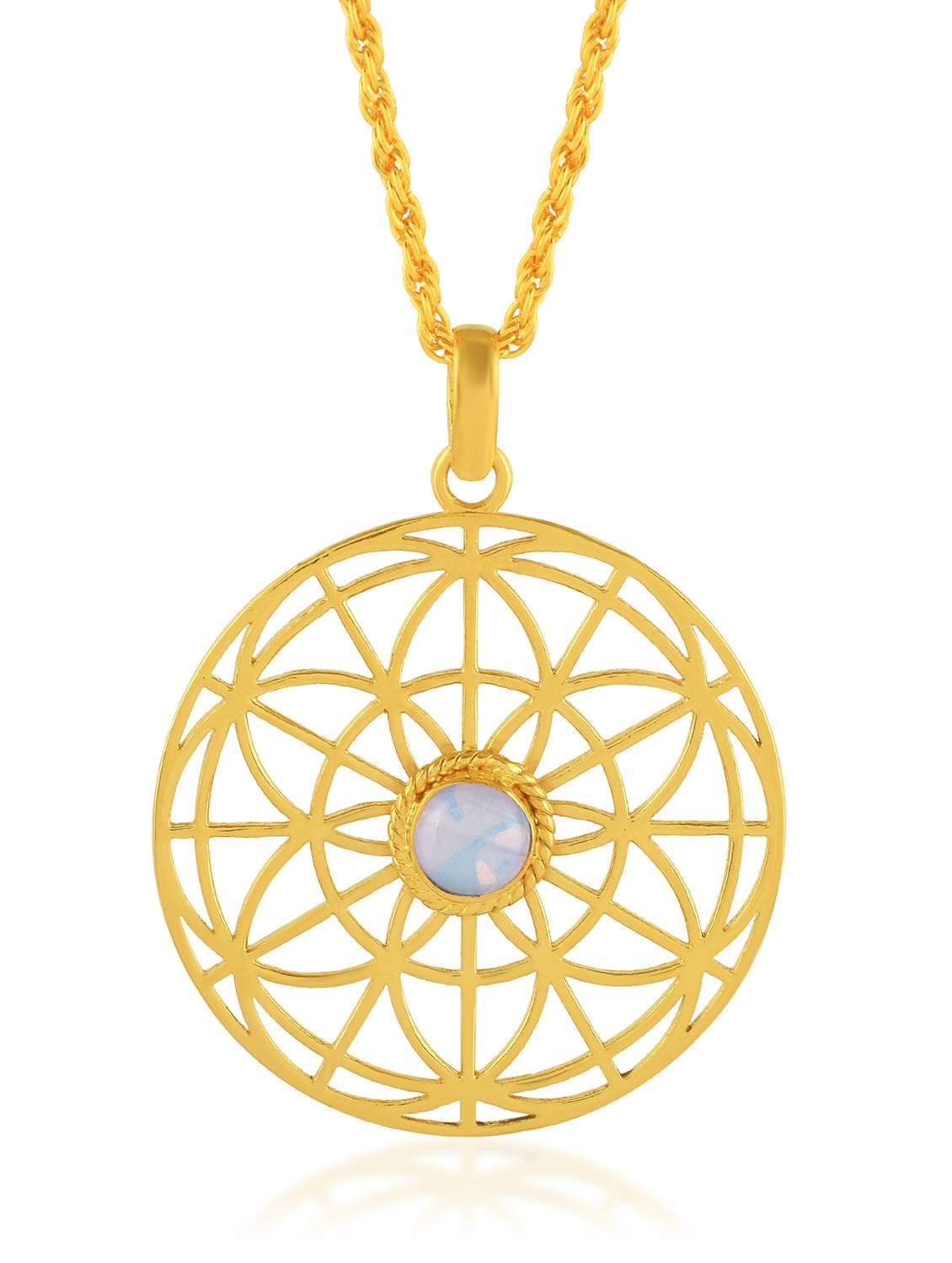 men gold plated pendant