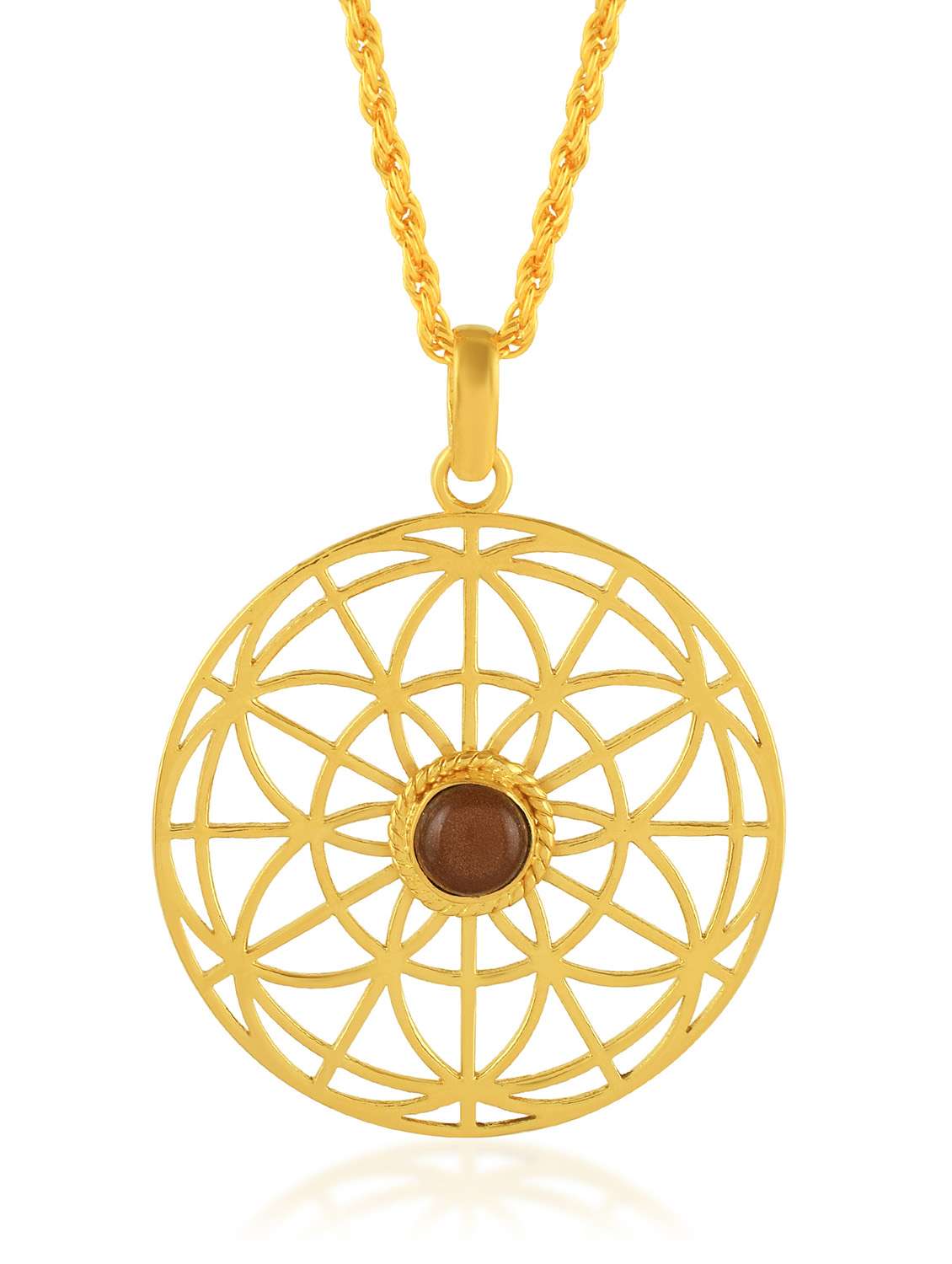 men gold plated pendant - 19692246 -  Zoom Image - 0