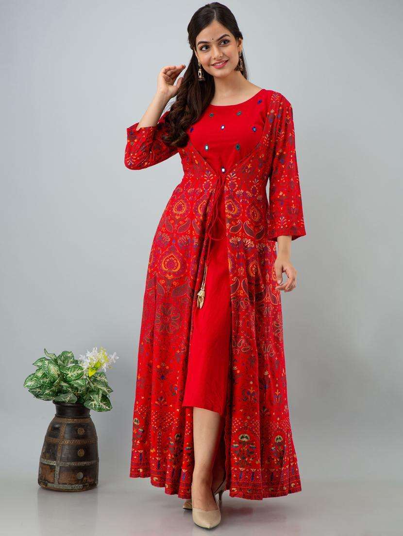 women's kurta with jacket kurta