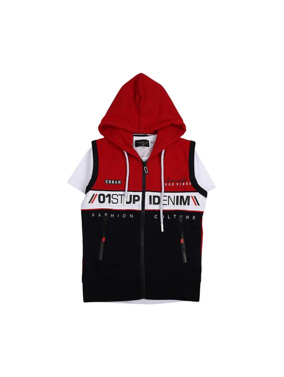 boys round neck front print t-shirt  - 19694065 -  Zoom Image - 0