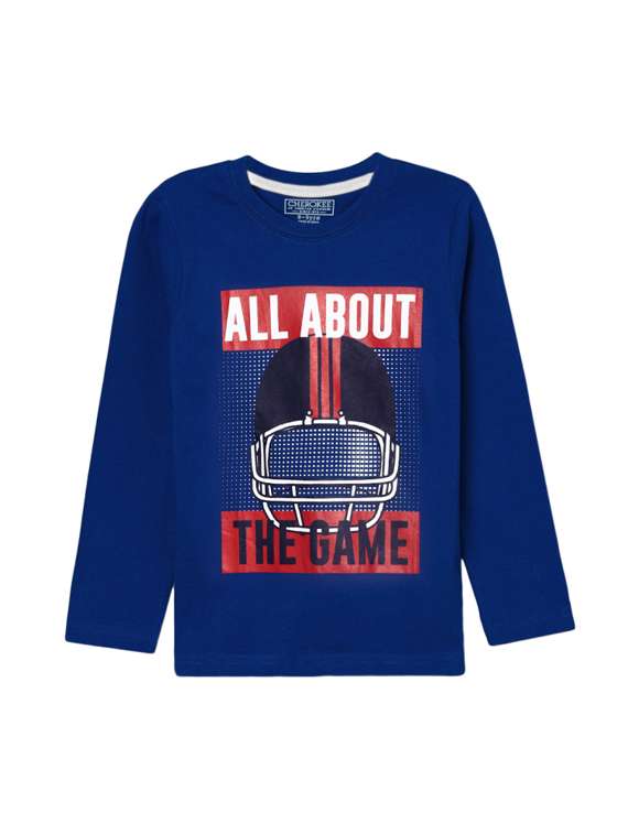 boys printed cotton t-shirt