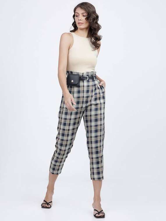 women's beige crew neck top - 19694510 -  Standard Image - 3