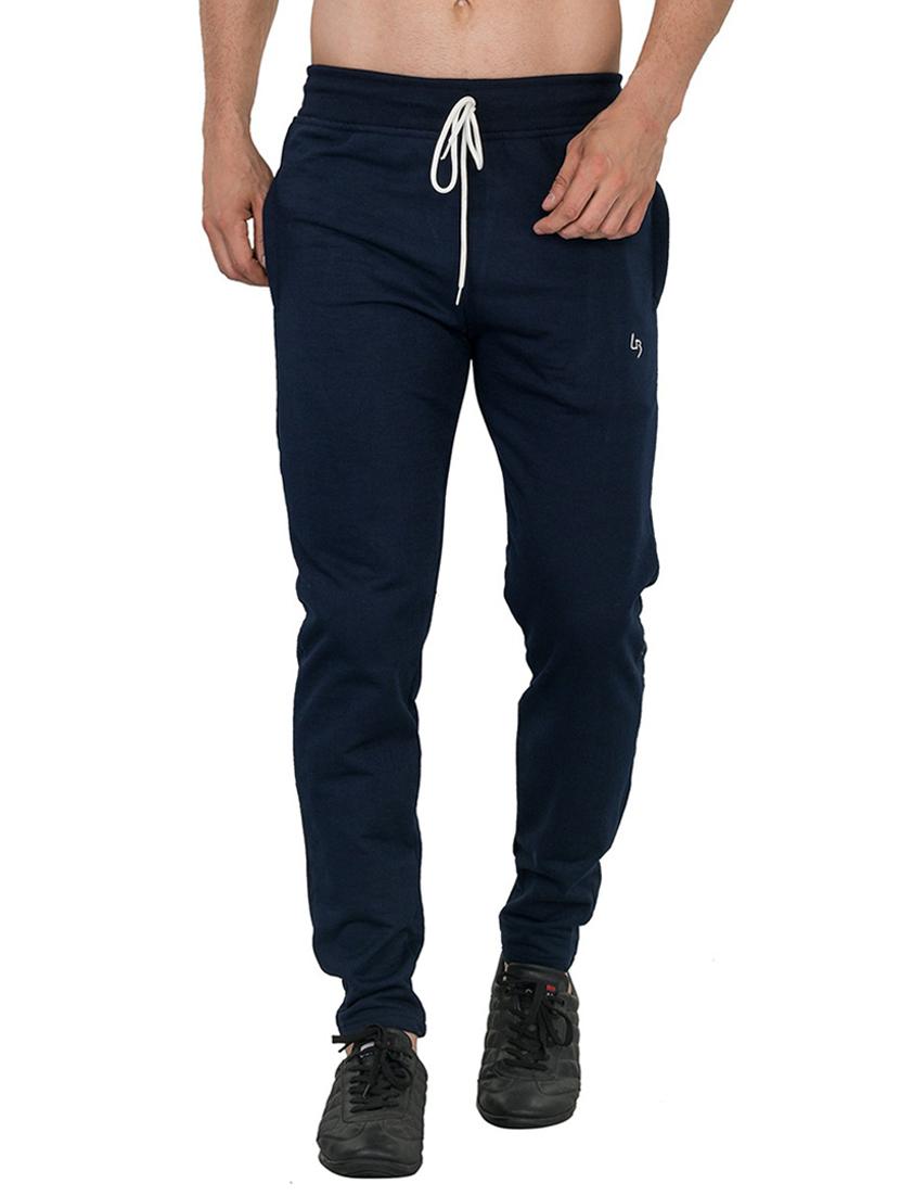 mid rise solid ankle length track pant