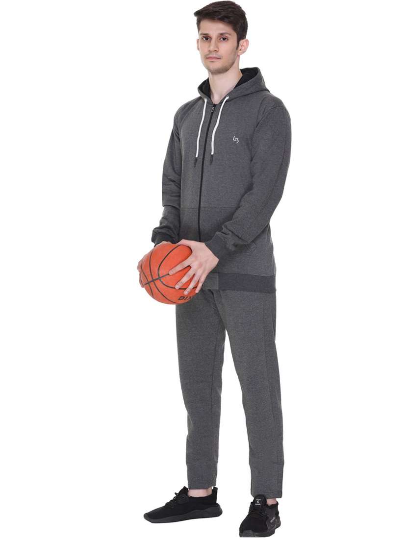 mid rise solid ankle length track pant - 19694591 -  Standard Image - 3