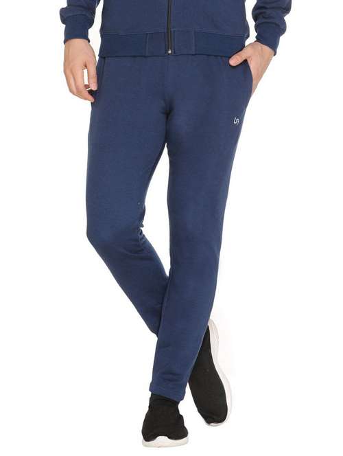 mid rise solid ankle length track pant - 19694593 - Standard Image - 0