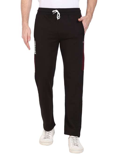 mid rise solid ankle length track pant - 19694667 - Standard Image - 0
