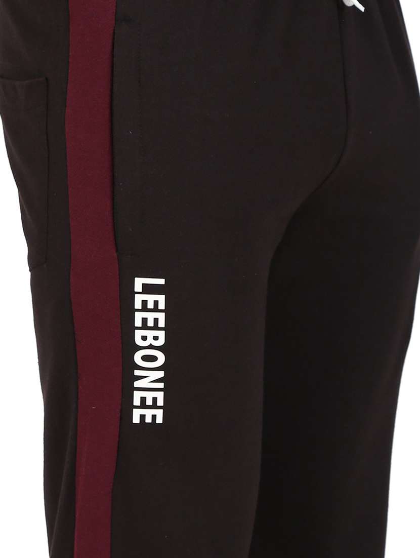 mid rise solid ankle length track pant - 19694667 - Standard Image - 3