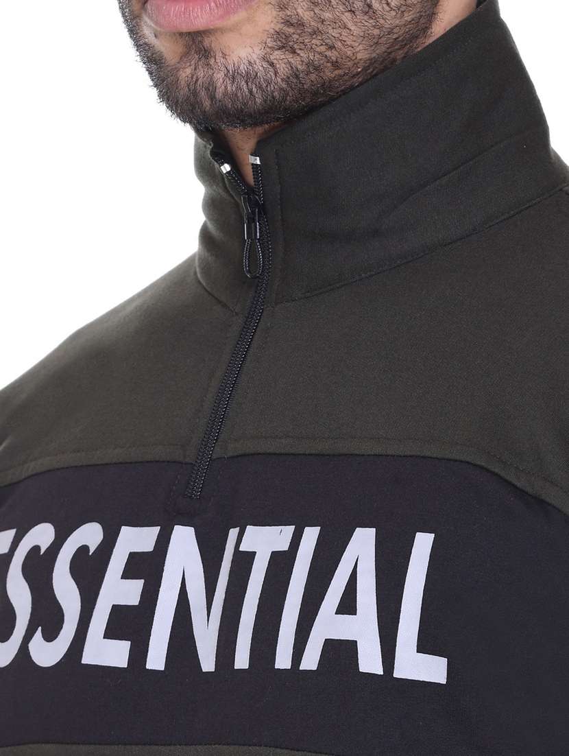 mens chest print sweatshirt - 19694743 - Standard Image - 3