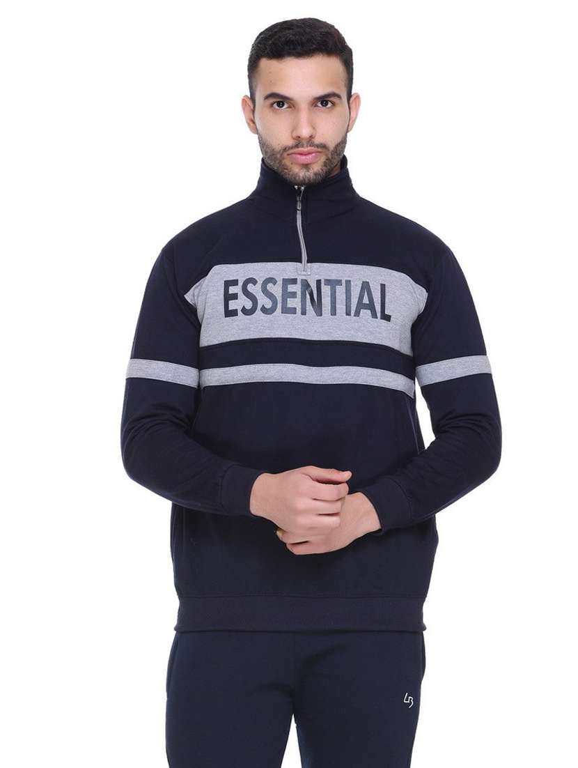 mens chest print sweatshirt - 19694744 -  Zoom Image - 0