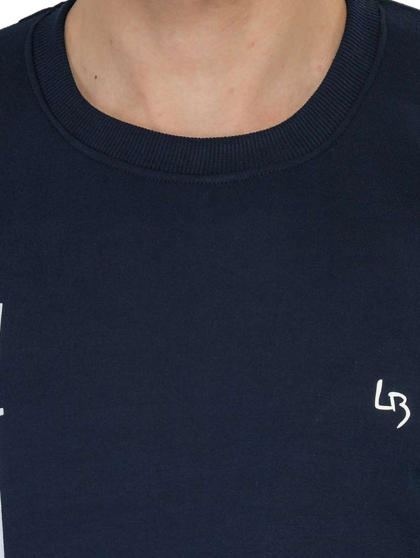 mens placement print sweatshirt - 19694764 - Standard Image - 3