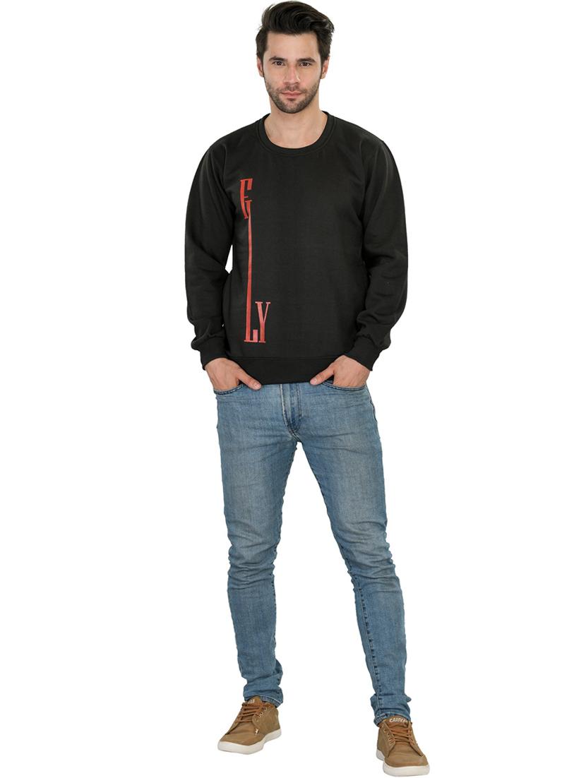mens placement print sweatshirt - 19694766 - Standard Image - 3