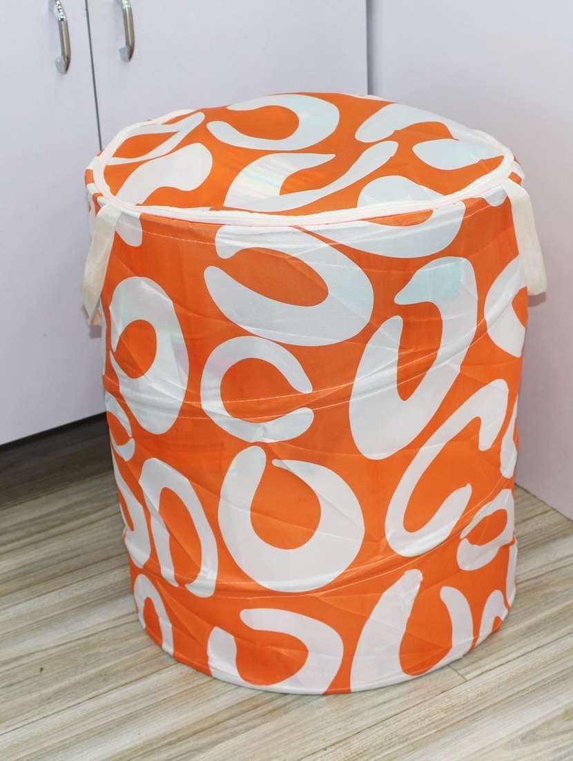winner printed laundry basket