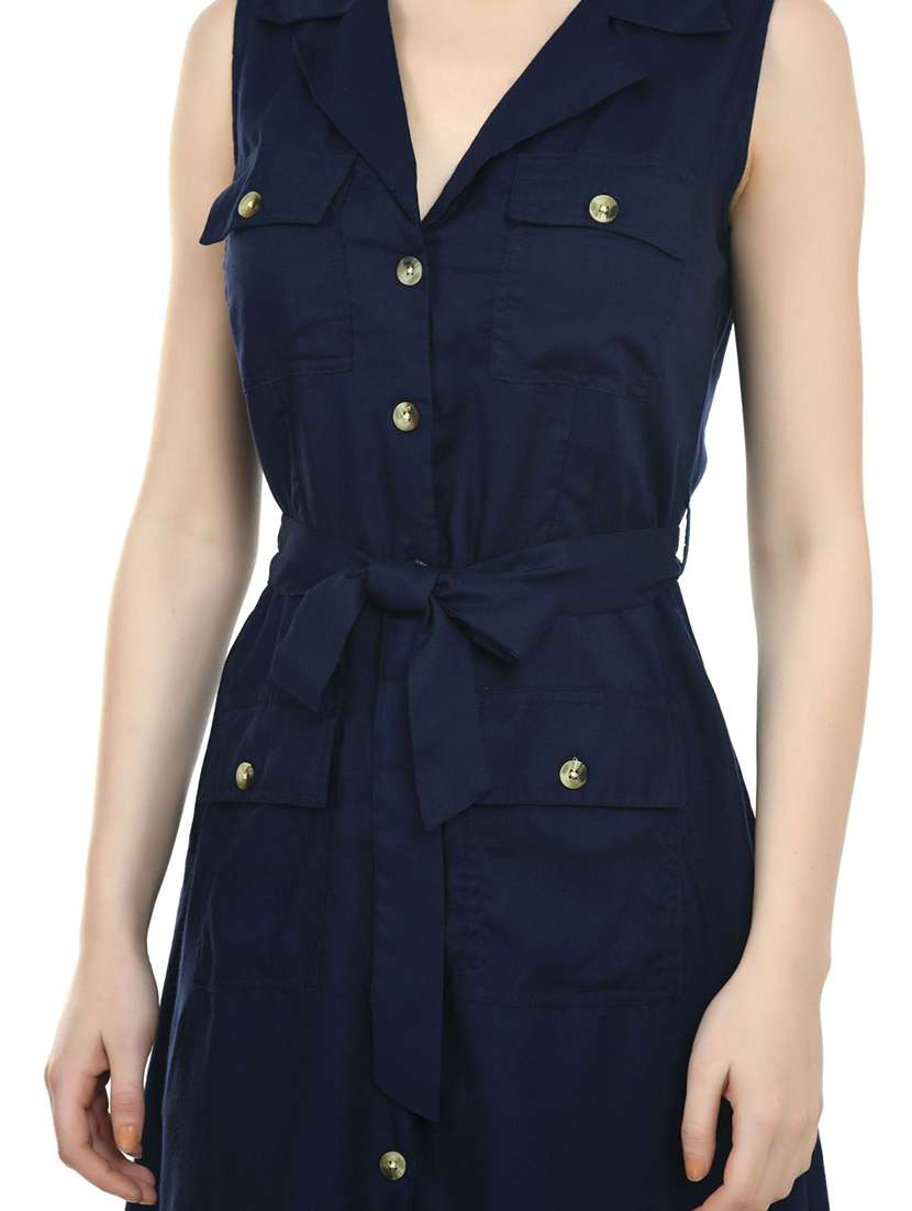 solid shirt dress - 19695621 -  Standard Image - 5