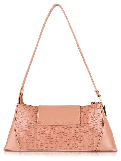 tan leatherette (pu) handbag - 19695695 -  Standard Image - 0