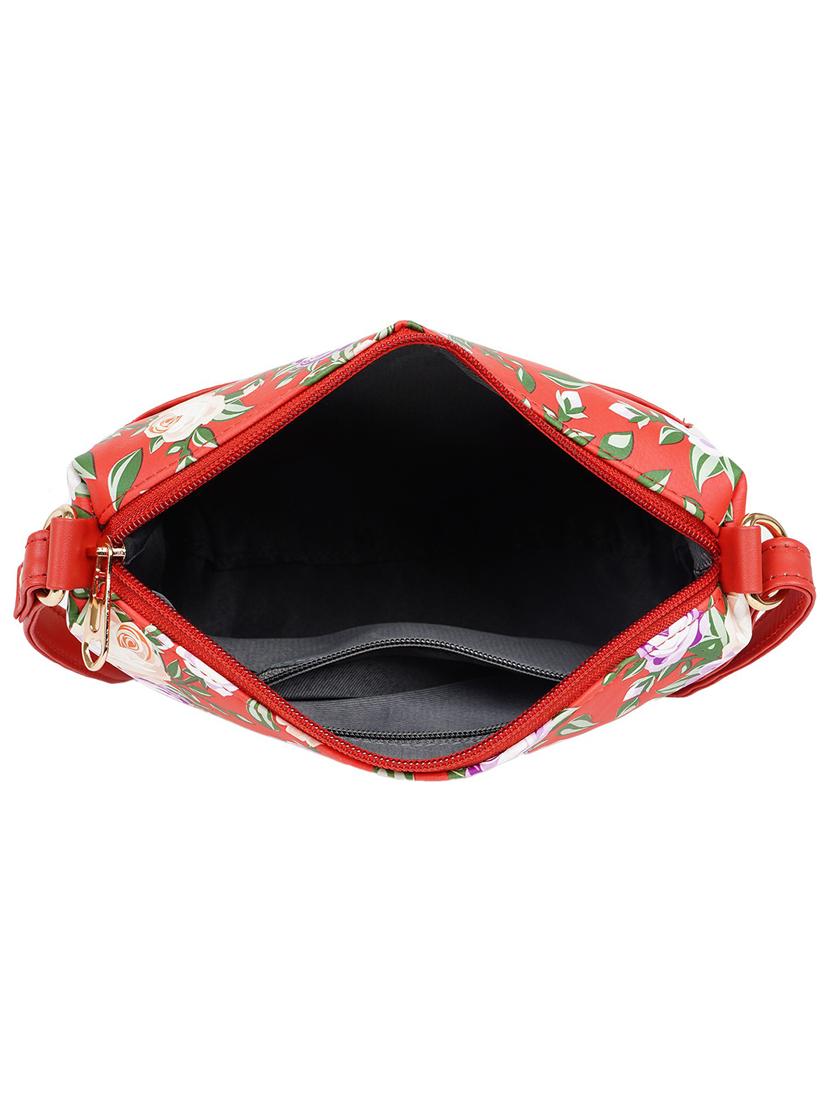 red leatherette (pu) sling bag - 19695752 - Standard Image - 3