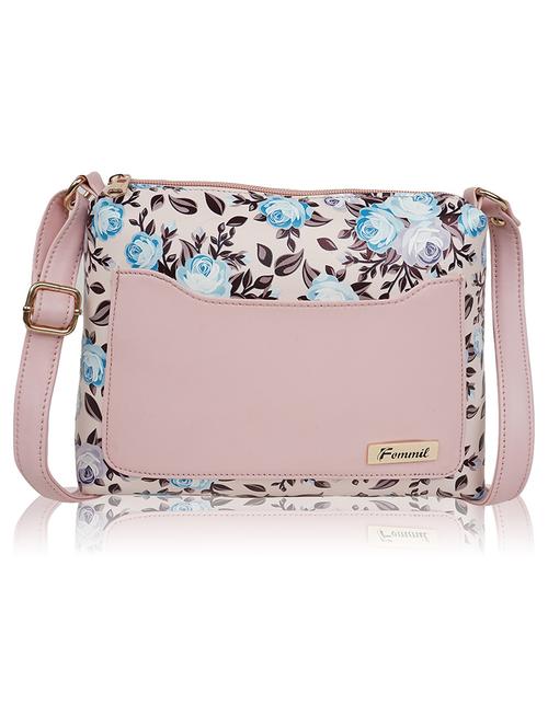 pink leatherette (pu) sling bag - 19695753 -  Standard Image - 0