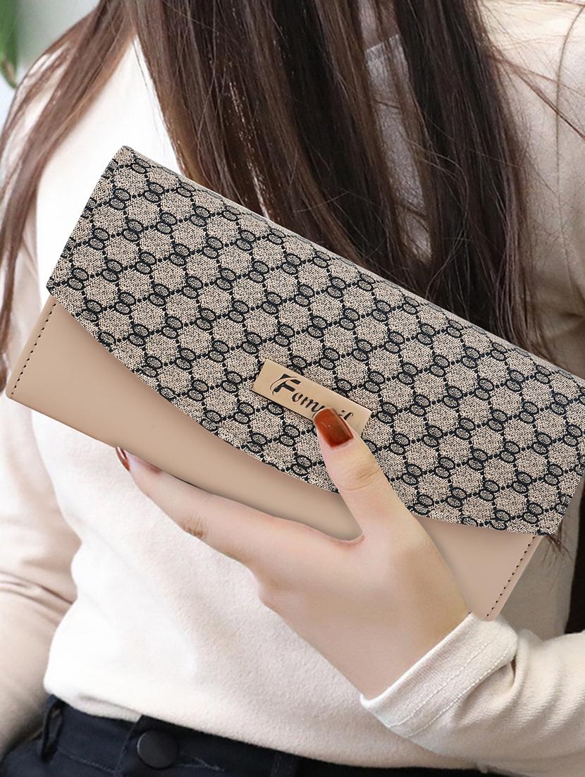 beige leatherette (pu) handbag - 19695834 - Standard Image - 5