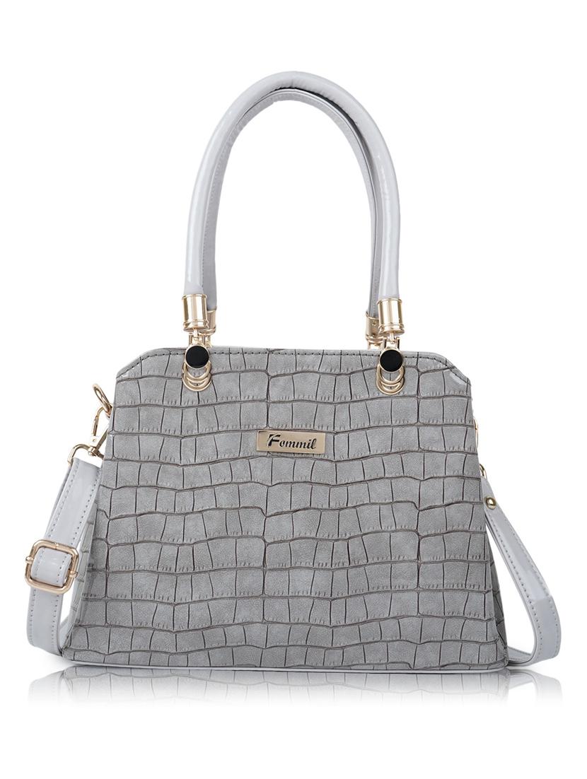 grey leatherette (pu) sling bag - 19695955 - Zoom Image - 0