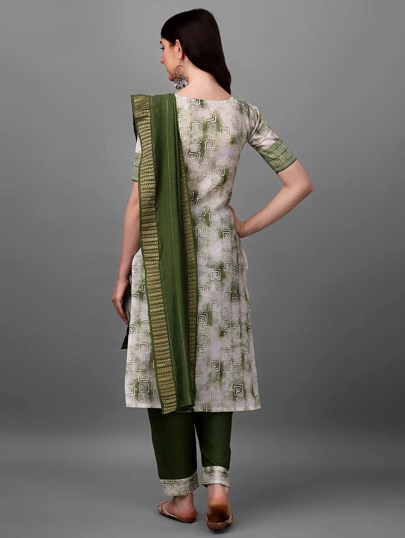 multi colored printed suit set with dupatta  - 19696802 -  Standard Image - 3