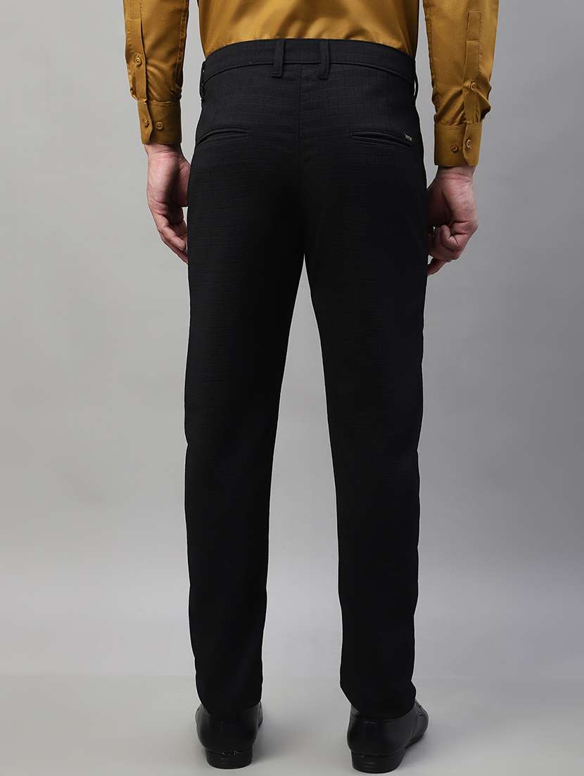 solid flat front formal trouser - 19697937 - Standard Image - 3