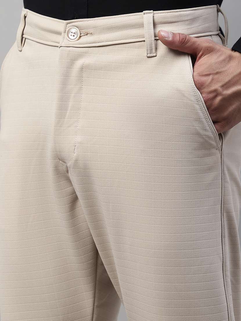 solid flat front formal trouser - 19697938 -  Standard Image - 5