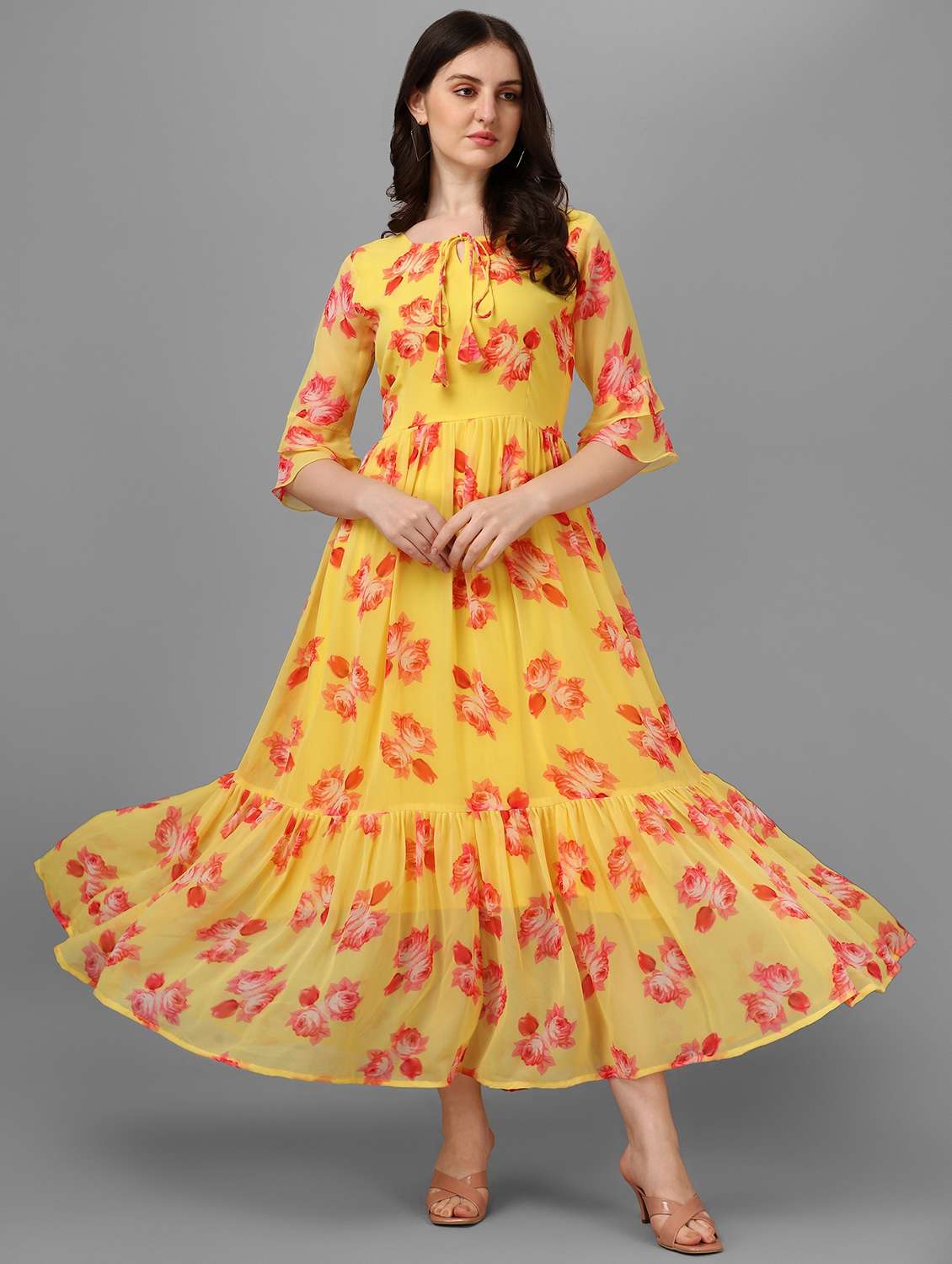 women's tiered dress floral dress