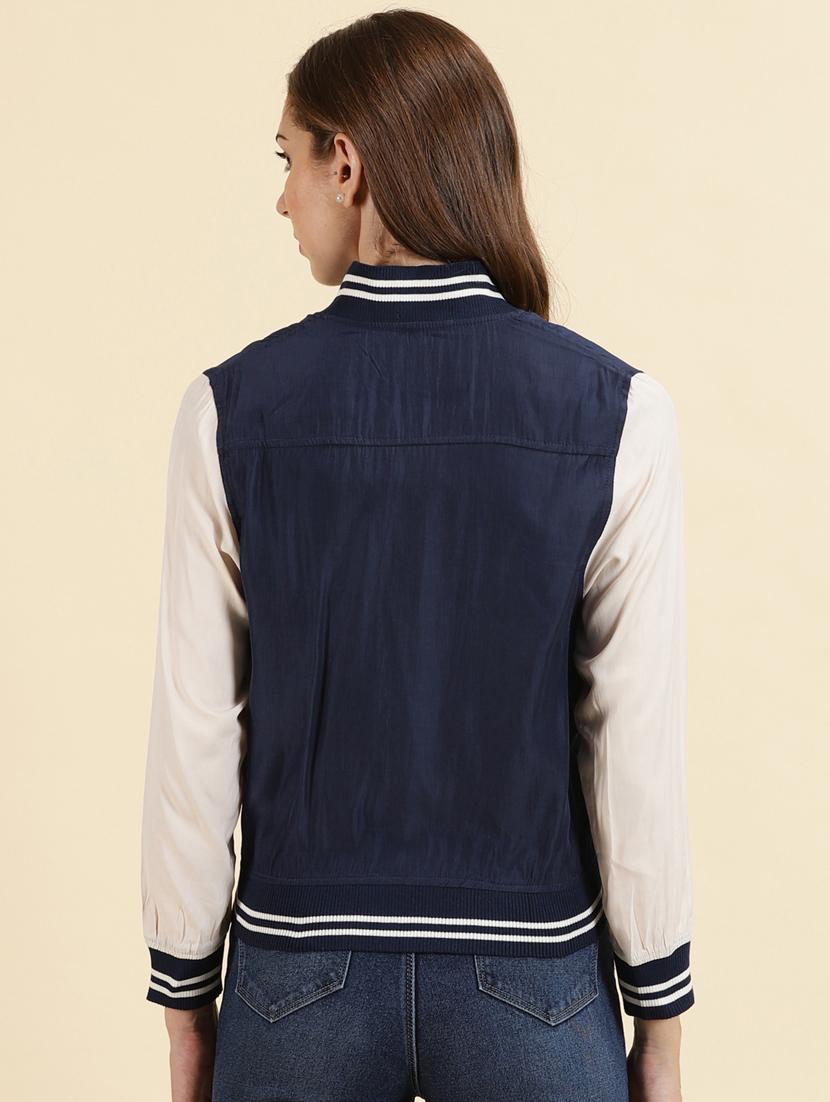 women mandarin collar regular jacket - 19698874 - Standard Image - 3