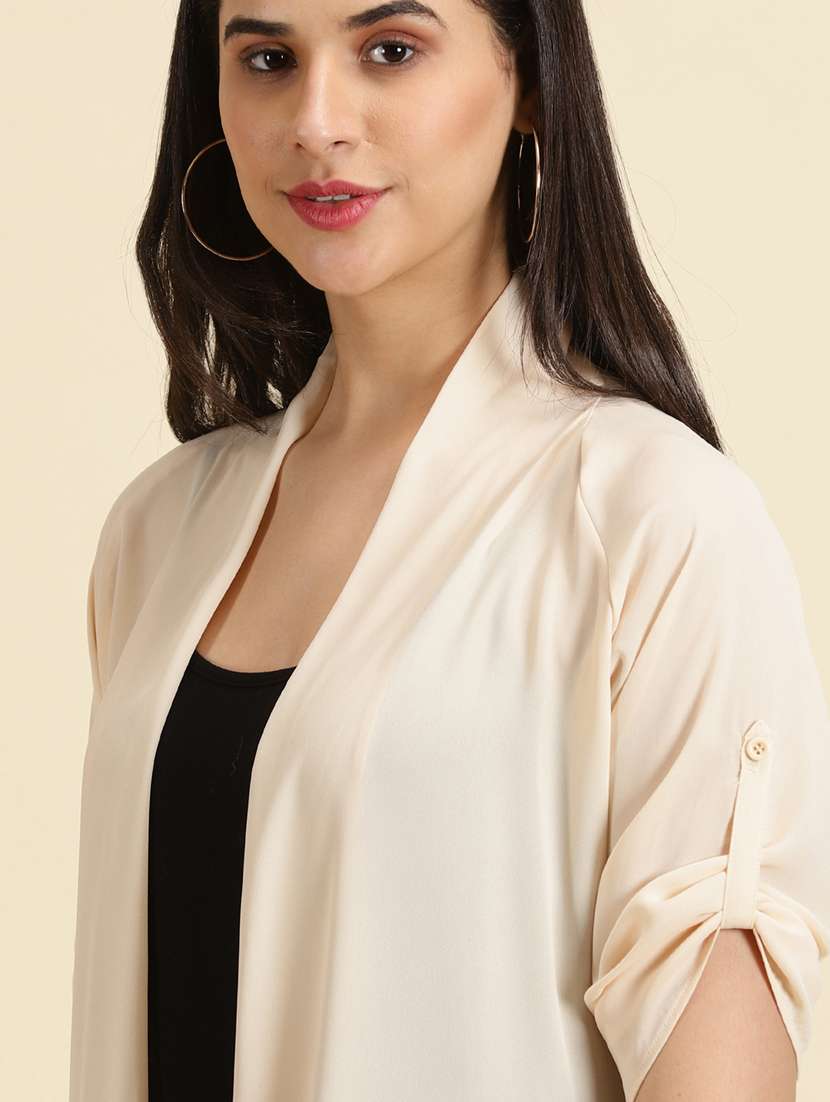 women yellow asymmetric shrug - 19698886 -  Standard Image - 5