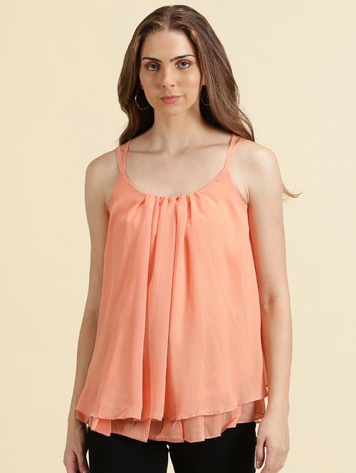 women's layered shoulder strap top - 19698961 -  Standard Image - 0